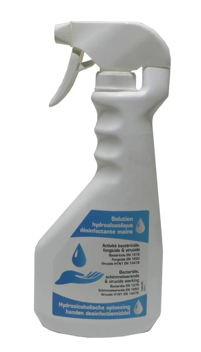 SPRAY DéSINFECTANT POUR LES MAINS BARDAHL 500ML à ACTION ANTIBACTéRIENNE
