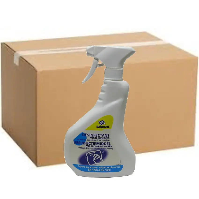 SPRAY DéSINFECTANT BARDAHL POUR SURFACES 500ML 6 PIèCES