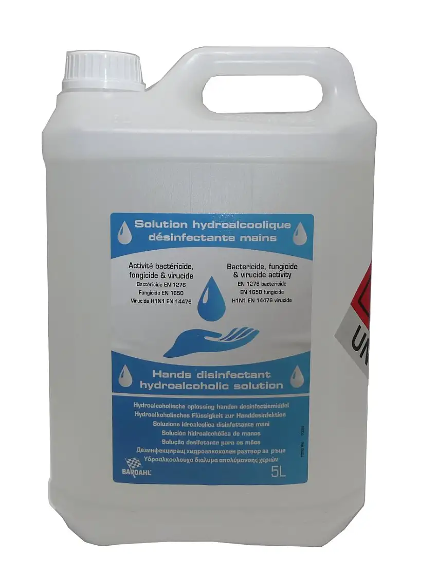 LIQUIDE DéSINFECTANT BARDAHL 5 LITRES à EFFET ANTIBACTéRIEN