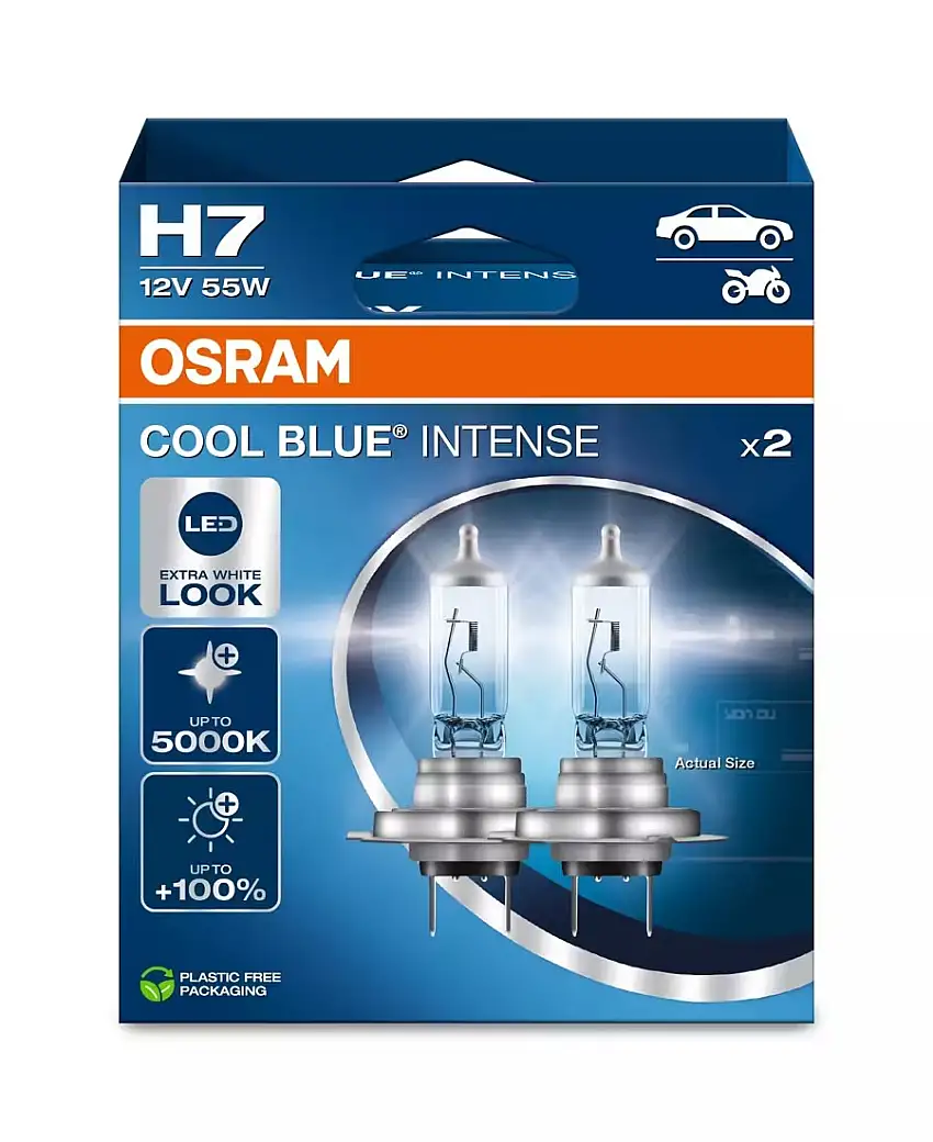 OSRAM COOL BLUE INTENSE NEXT GEN H7 EXTRA BLANC 64210CBN-HCB SET