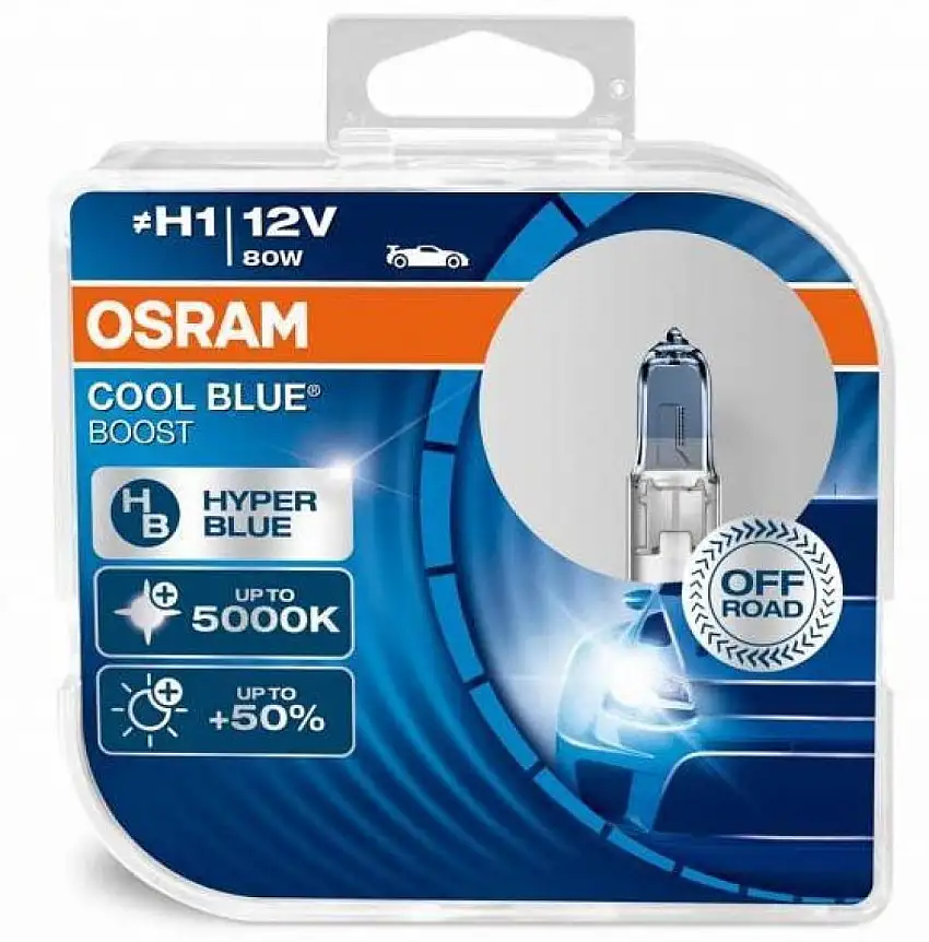 OSRAM COOL BLUE BOOST H1 KIT DE LAMPES AUTO 12V 80W 5500K