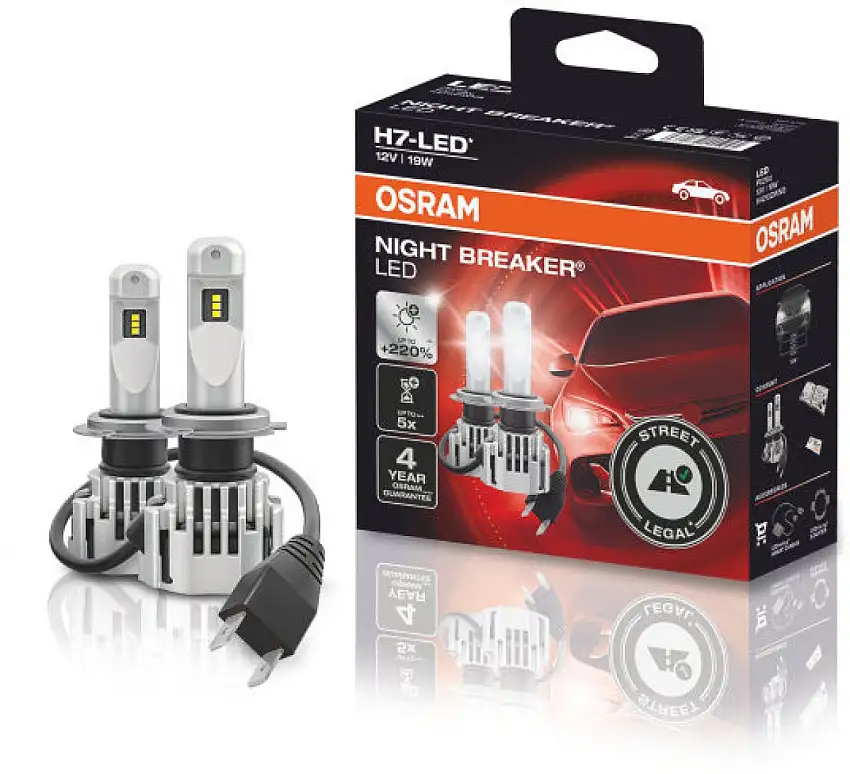 OSRAM NIGHT BREAKER LED H7 64210DWNB AVEC 220% DE LUMINOSITé EN PLUS