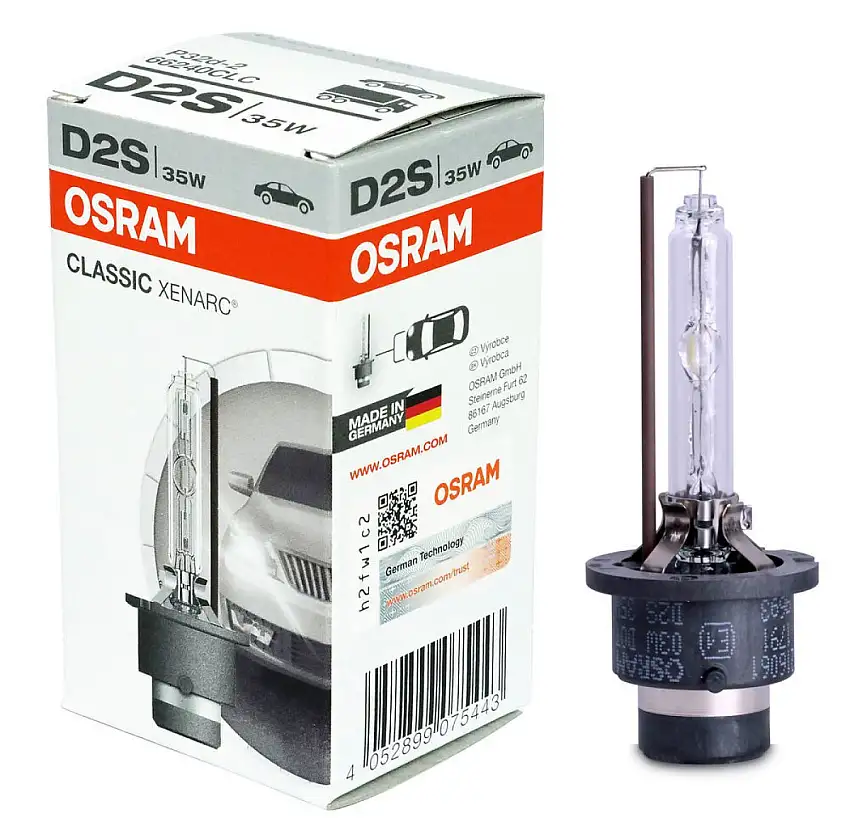 OSRAM XENARC CLASSIC D2S AMPOULE XéNON AVEC TEMPéRATURE DE COULEUR 4000K