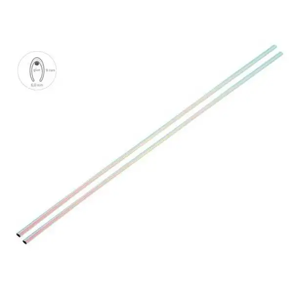 Pare-chocs de bord de porte, 64 cm, arc-en-ciel, 2 pcs.