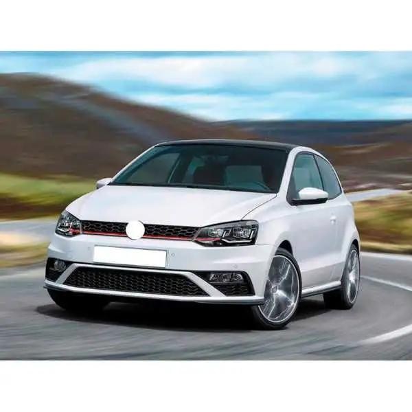 Parechocs avant AutoStyle pour Volkswagen Polo 6C 2014 GTiLook avec grilles et phares antibrouillard PP