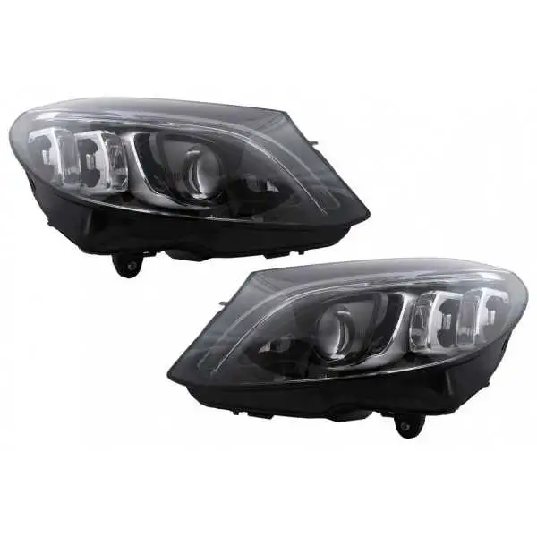 Phares complets a LED multibam adaptés a la Mercedes Classe C W205 S205 (2014-2018) LHD