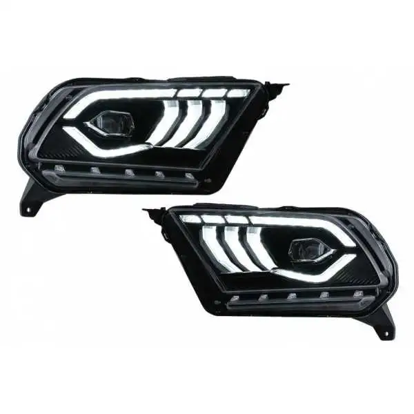 Phares Full LED pour Ford Mustang V 10-14 Dynamique Séquentiel Tournant Lumière