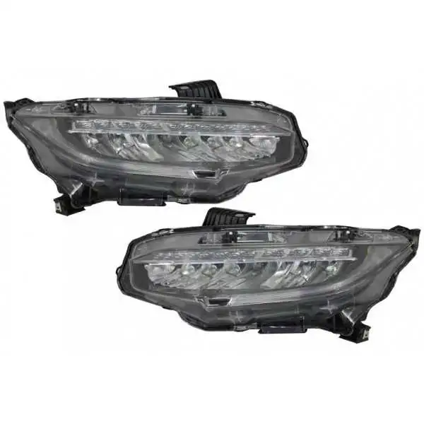 Phares Full LED pour HONDA Civic Mk10 FC FK 16+ Feux Sedan Hatchback Dynamic
