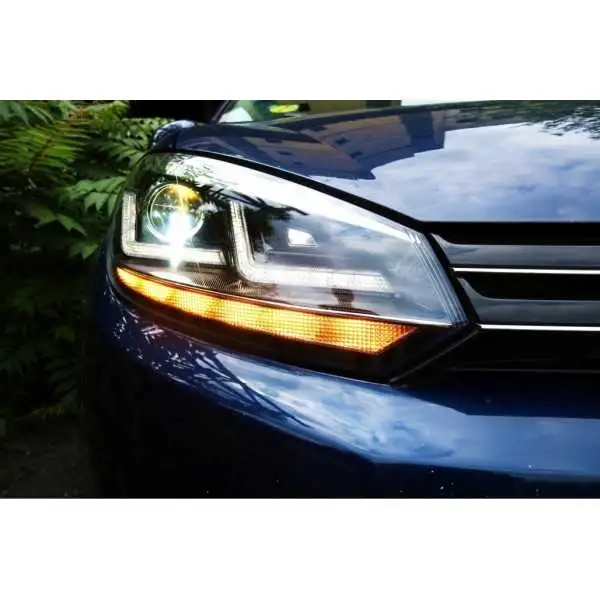 Phares de mise à niveau au xénon Osram LEDriving adaptés pour VW Golf 6 VI (2008-2012) Feux de virage séquentiels dynamiques à L