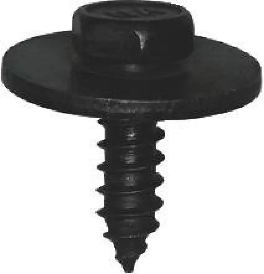VIS à TôLE 4,8X16 MM NOIRE AVEC COLLERETTE ET ENTRAîNEMENT PHILIPS