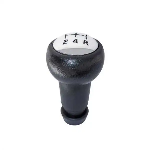 Pommeau de levier de vitesse Simoni Racing OEM pour divers CitroënPeugeot  ABS noir + motif de changement de vitesse chromé