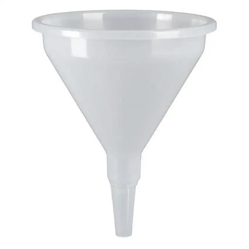 ENTONNOIR TRANSPARENT PRESSOL 350MM AVEC BORD DE DéBORDEMENT éLEVé