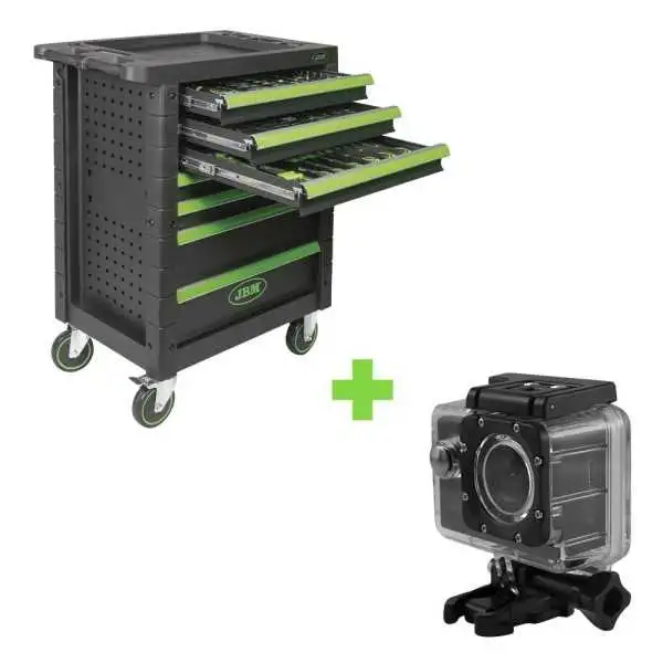 PROMO 53904 SERVANTE D OUTILS 7 TIROIRS 53865 CAMÉRA DE SPORT