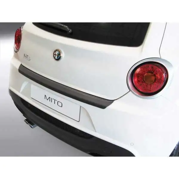 Protecteur de parechocs arrière ABS pour Alfa Romeo Mito 20082019 Noir
