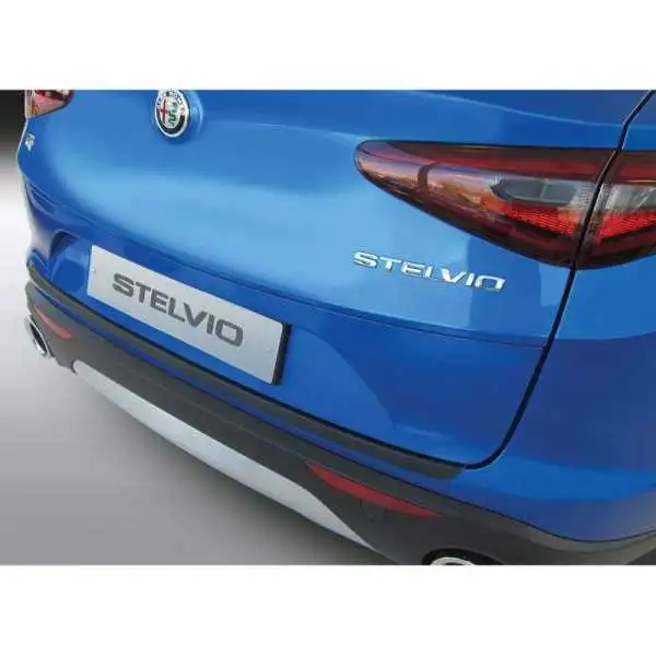 Protecteur de parechocs arrière ABS pour Alfa Romeo Stelvio 2017 Noir