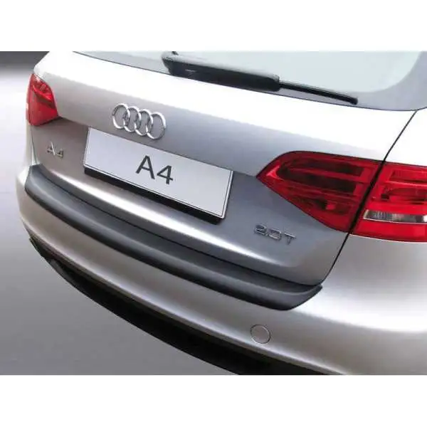 Protecteur de parechocs arrière ABS pour Audi A4 Avant 20082012 Noir