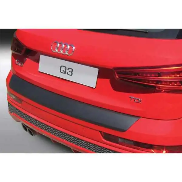 Protecteur de parechocs arrière ABS pour Audi Q3  RSQ3 102011102018 Noir