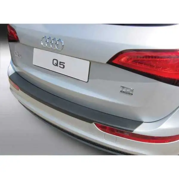 Protecteur de parechocs arrière ABS pour Audi Q5  SQ5 20082016 Noir
