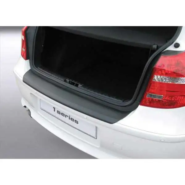 Protecteur de parechocs arrière ABS pour BMW Série 1 E87 35 portes 20072011 Noir