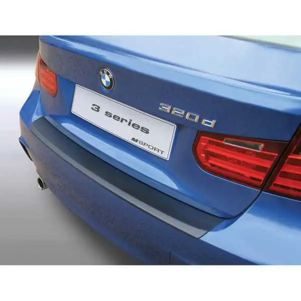 Protecteur de parechocs arrière ABS pour BMW Série 3 F30 berline MSport 20122019 Noir
