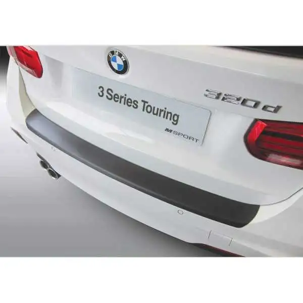 Protecteur de parechocs arrière ABS pour BMW Série 3 F31 Touring 20122019 MSport Noir