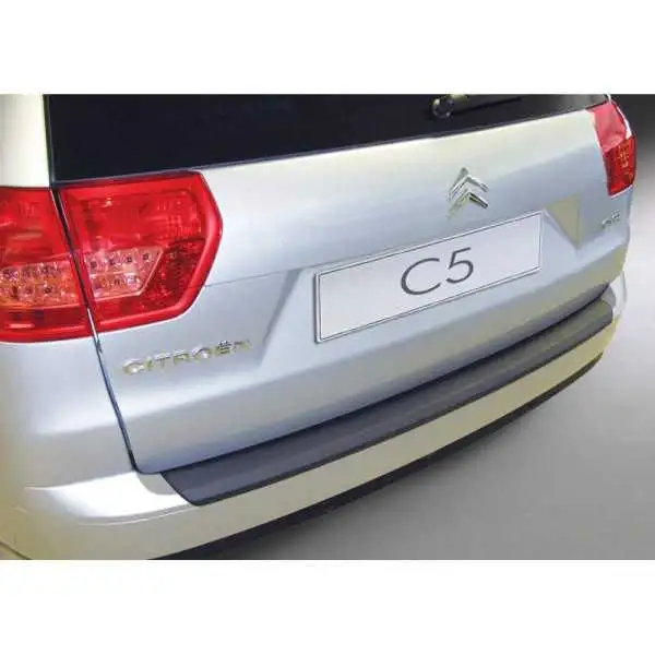 Protecteur de parechocs arrière ABS pour Citroën C5 Tourer 20082017 Noir