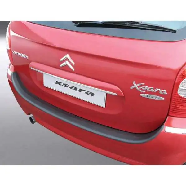 Protecteur de parechocs arrière ABS pour Citroën Xsara Picasso Noir