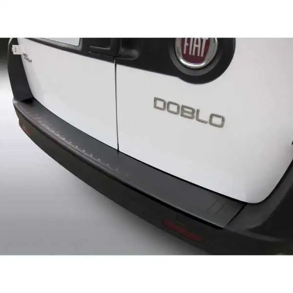 Protecteur de parechocs arrière ABS pour Fiat Doblo  Opel Combo 122014 Noir