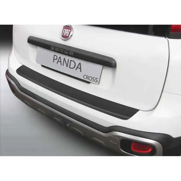 Protecteur de parechocs arrière ABS pour Fiat Panda S Cross 32012 Noir
