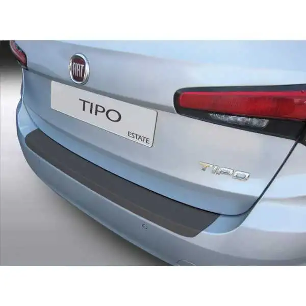 Protecteur de parechocs arrière ABS pour Fiat Tipo Station Wagon 2016 Noir