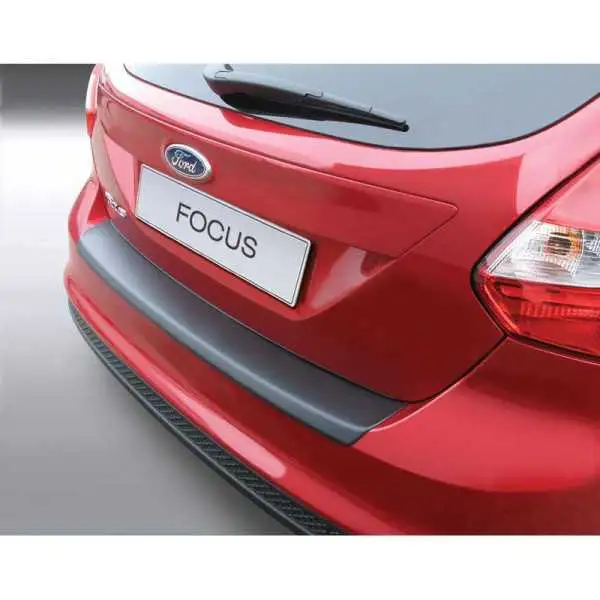 Protecteur de parechocs arrière ABS pour Ford Focus 5 portes 20122015 Noir