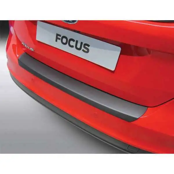Protecteur de parechocs arrière ABS pour Ford Focus HB 5 portes 20142018 Noir