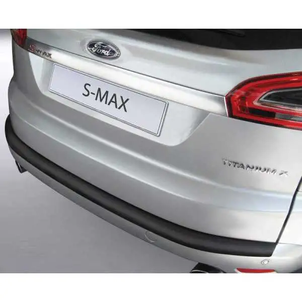 Protecteur de parechocs arrière ABS pour Ford SMax 5 portes 20062015 Noir