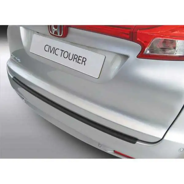 Protecteur de parechocs arrière ABS pour Honda Civic Tourer 20142018 Noir