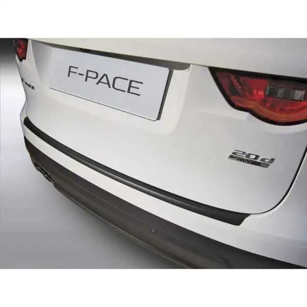 Protecteur de parechocs arrière en ABS pour Jaguar FPace 32016 Noir
