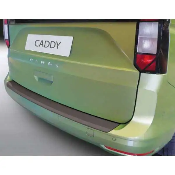 Protecteur de parechocs arrière en ABS pour Volkswagen Caddy V BoxMPV 2020 hayon et portes arrière pour parechocs peints noi