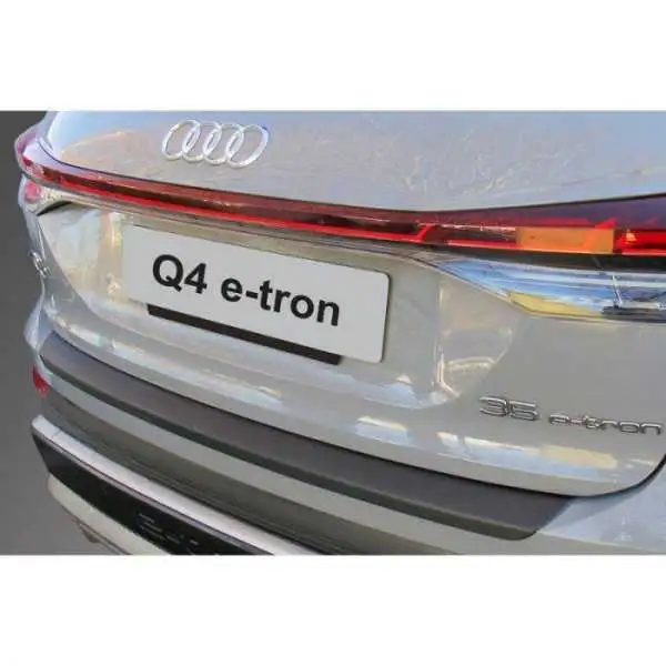 Protection de seuil arrière ABS sur mesure pour Audi Q4 etron F4B  Q4 etron Sportback F4N 2020 Noir