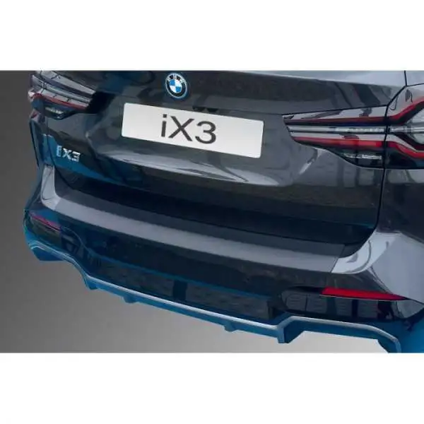 Protection de seuil arrière ABS sur mesure pour BMW iX3 G08 'MSport  'M' 2022 Noir