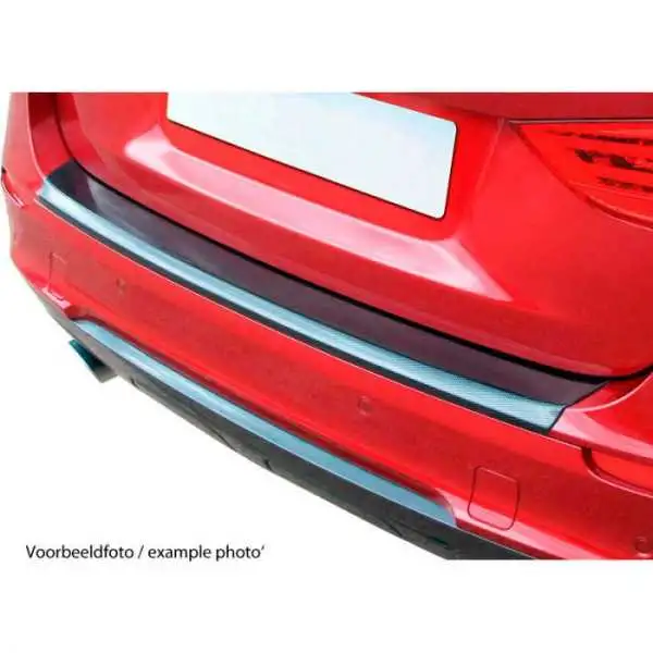 Protection de seuil arrière ABS sur mesure pour BMW Série3 G21 Touring 'M' Sport Facelift 2023 Aspect carbone