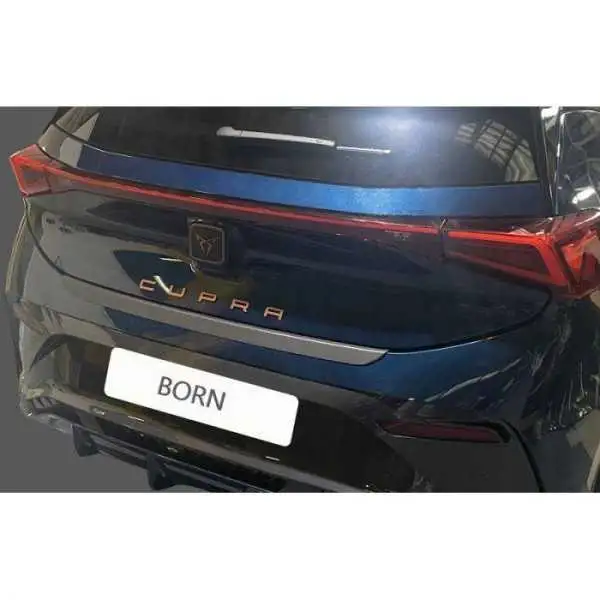 Protection de seuil arrière ABS sur mesure pour Cupra Born 2021 Noir