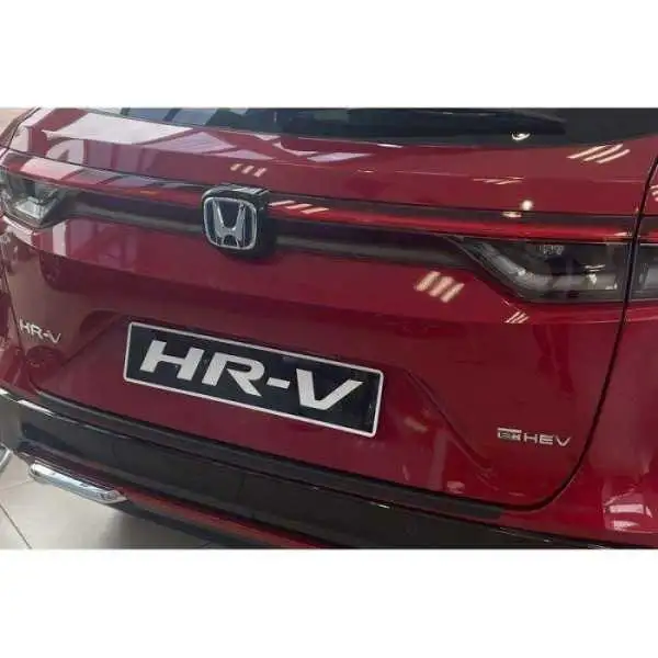 Protection de seuil arrière ABS sur mesure pour Honda HRV 2021 Noir