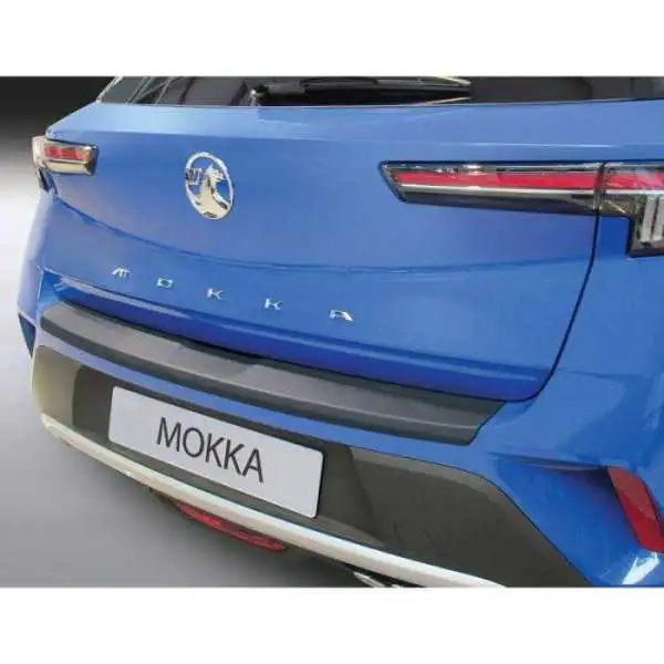 Protection de seuil arrière ABS sur mesure pour Opel Mokka II 2020 Noir