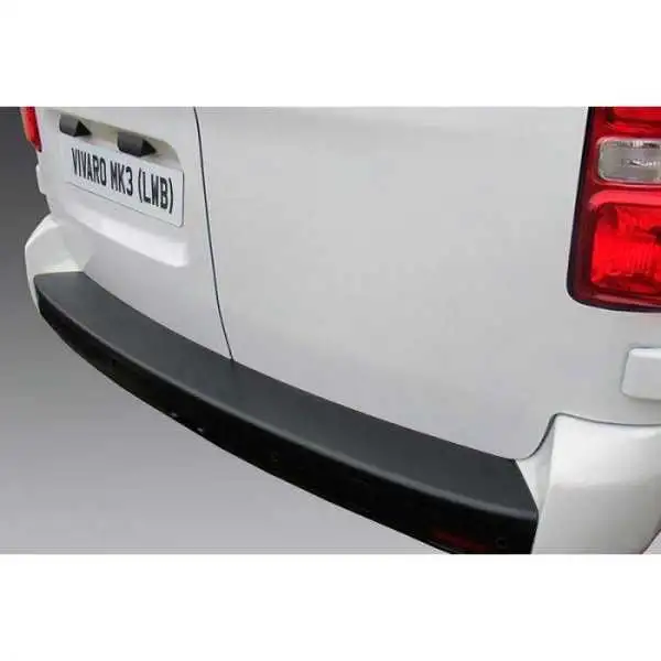 Protection de seuil arrière ABS sur mesure pour Opel Vivaro III LWB 2019 Noir