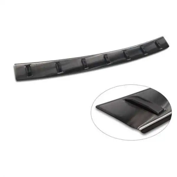 Protection de seuil arrière inox noir sur mesure pour BMW Serie 3 (G21) Touring 2018-2022 'STRONG EDITION'