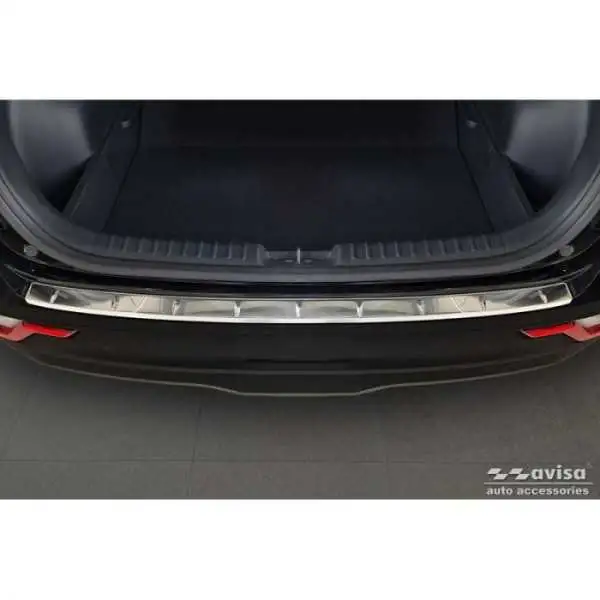 Protection de seuil arrière inox sur mesure pour Kia Niro II Hybrid & Niro II EV (SG2) 2022-