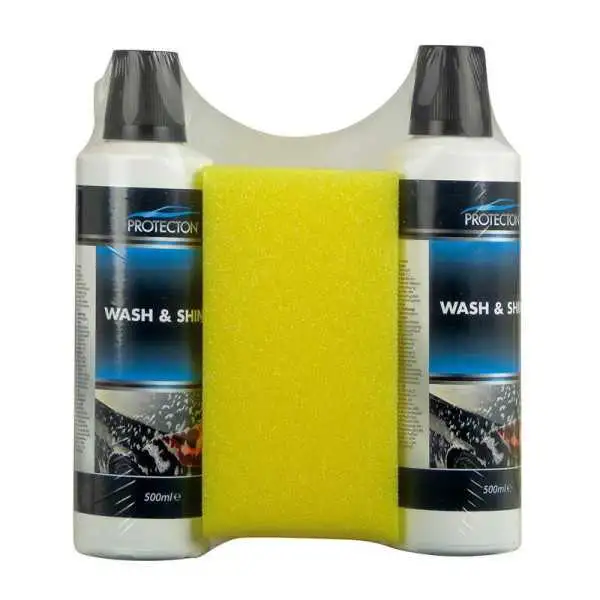 Protecton Wash  Shine set 2x 500ml avec éponge