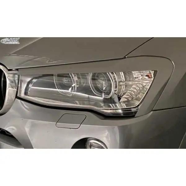 RDX Couvre phares pour BMW X3 F25 LCI & X4 F26 (2014-2018) Light Brows