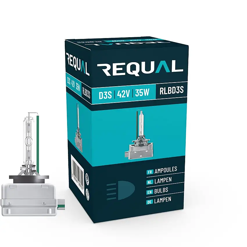 REQUAL RLBD3S D3S LAMPE XéNON 42V 35W AVEC RENDEMENT LUMINEUX PUISSANT