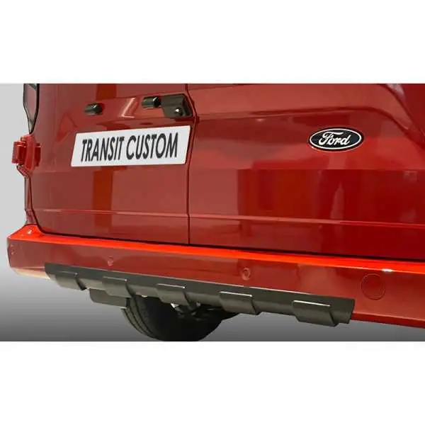 RGM Jupe arrière 'SkidPlate' sur mesure pour Ford Transit Custom  Tourneo Custom 2023 Noir ABS