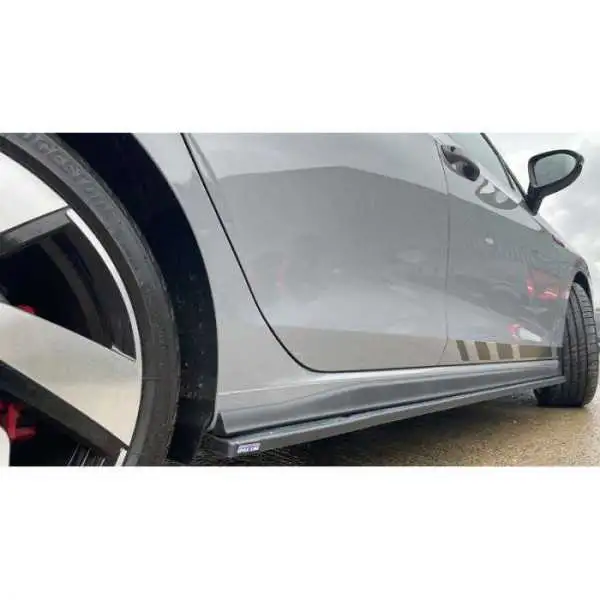 RGM Set de jupes latérales sur mesure pour Volkswagen Golf VIII Hatchback GTiRLine 092020  Noir ABS